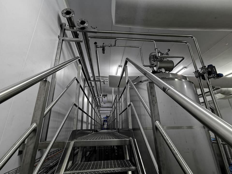 INOX ΒΑΛΒΙΔΟΛΟΓΙΟ ΚΑΙ ΠΑΤΑΡΙ ΣΕ ΒΙΟΜΗΧΑΝΙΑ ΓΑΛΑΚΤΟΣ