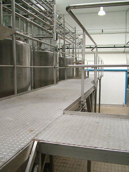 Πατάρι inox μεγάλο με σκάλα