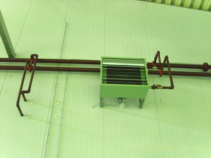 Θέρμανση Εργοστασίου 4΄΄ με FanCoiler
