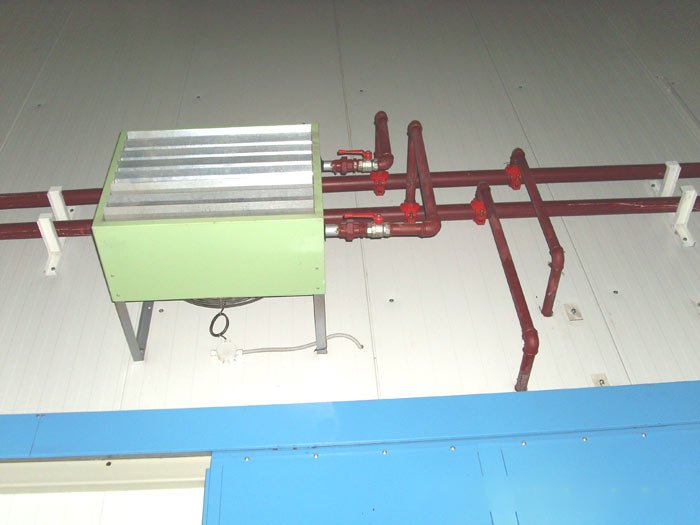 Θέρμανση Εργοστασίου 4΄΄ με FanCoiler