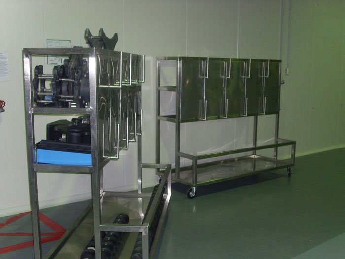 Ανοξείδωτα καρότσια αλλαγών