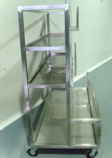 Ανοξείδωτα καρότσια αλλαγών