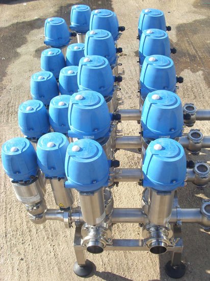 Cluster με 22 Βαλβίδες Αυτοματισμού Τροφίμου