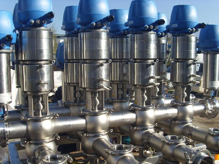 Cluster με 22 Βαλβίδες Αυτοματισμού Τροφίμου