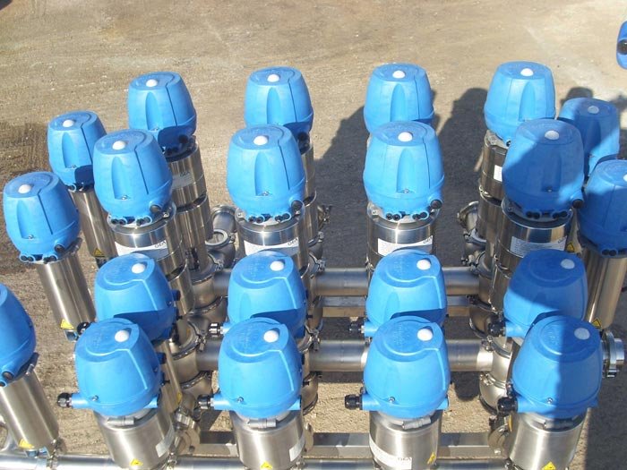 Cluster με 22 Βαλβίδες Αυτοματισμού Τροφίμου