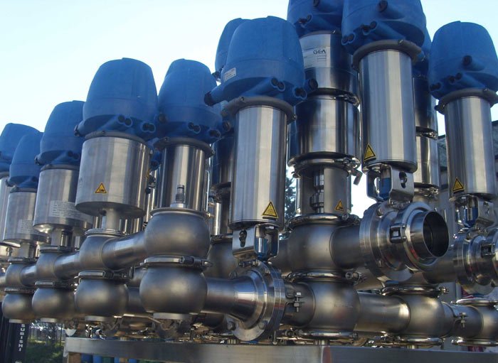 Cluster με 22 Βαλβίδες Αυτοματισμού Τροφίμου