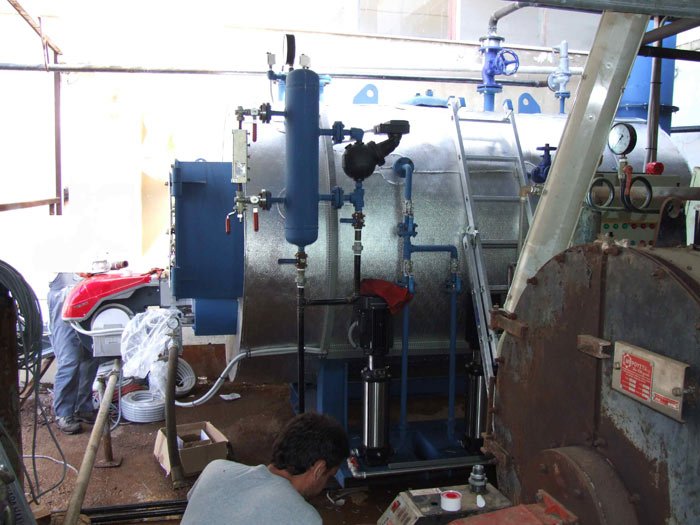 Τοποθέτηση ατμογεννήτριας