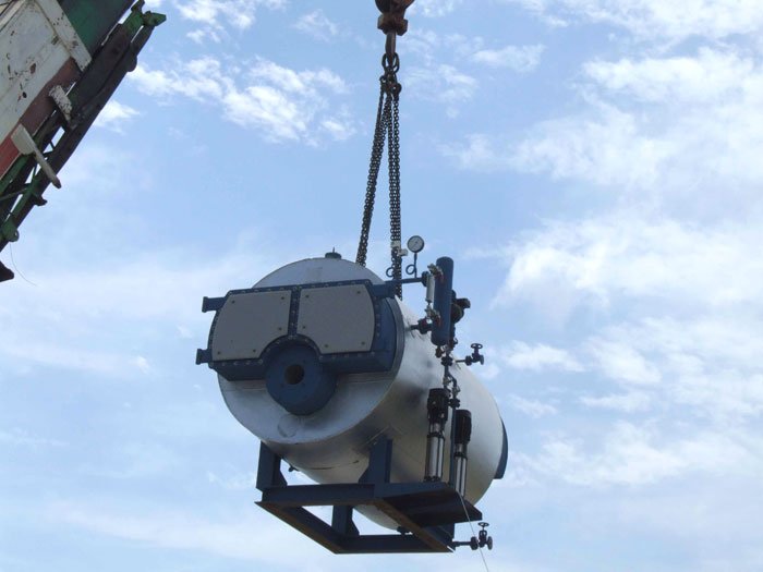 Τοποθέτηση ατμογεννήτριας